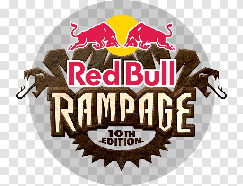 Red Bull Brand Freeride Mountain Bike Logo - Rampage Transparent PNG