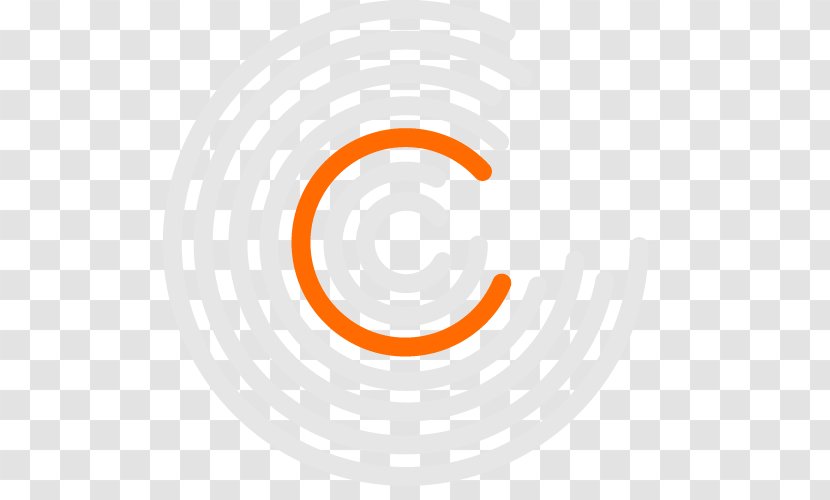 Logo Circle Font - Orange Transparent PNG