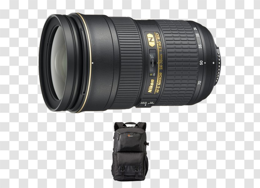 Nikon 24-70mm F/2.8G ED AF-S DX Nikkor 35mm F/1.8G Camera Lens Digital SLR - Photography Transparent PNG
