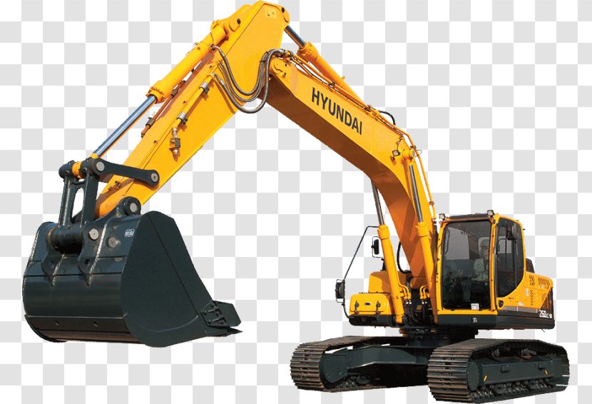 Excavator Heavy Machinery Hyundai Motor Company Caterpillar Inc. Industries - Crawler Transparent PNG