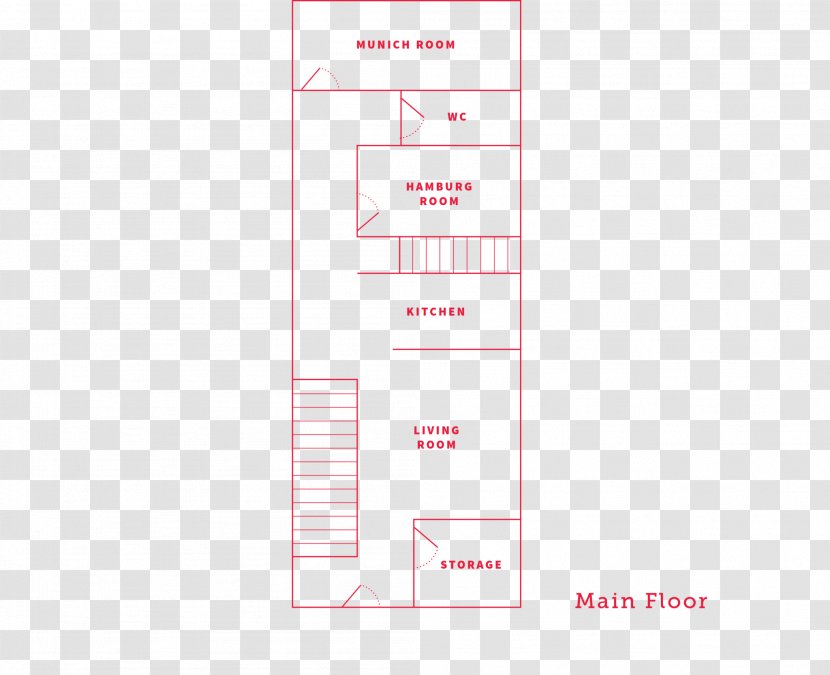 Brand Pink M Line Angle - Diagram Transparent PNG