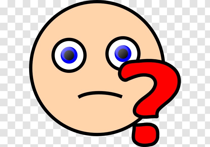 Question Mark Royalty-free Clip Art - Facial Expression - Laughter Transparent PNG