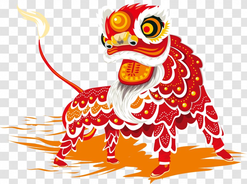 Lion Dance Chinese New Year - Art - Vector Festival Transparent PNG