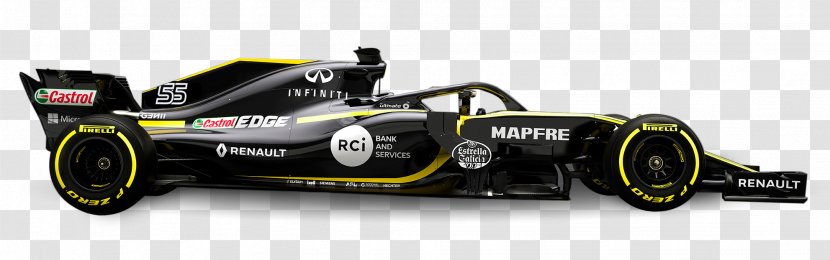 Renault Sport Formula One Team Car 2018 FIA World Championship - Rs18 Transparent PNG
