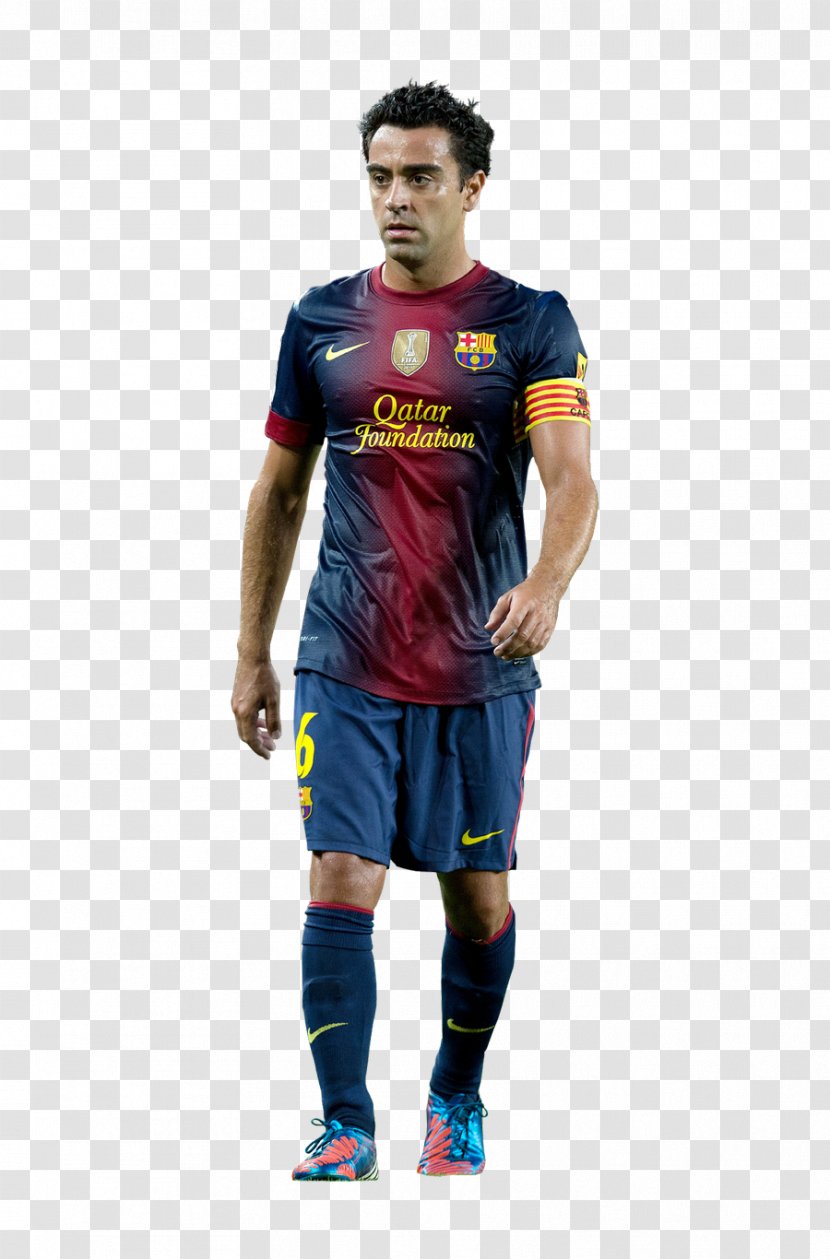 Xavi FC Barcelona Football Player - Ball - Fc Transparent PNG