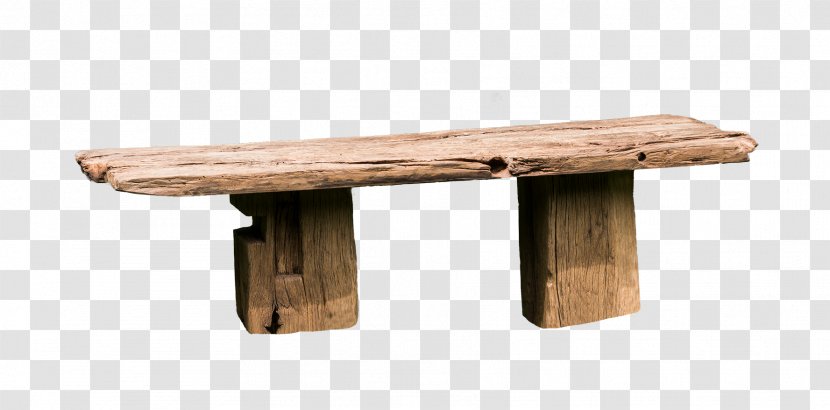 Angle Bench - Wood - Design Transparent PNG