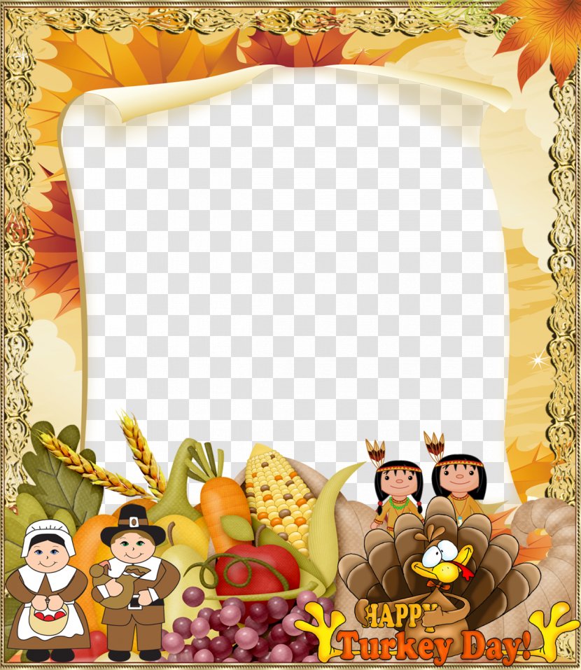 Thanksgiving Picture Frames Cornucopia Clip Art - Holiday - Thanks Giving Transparent PNG