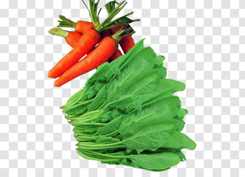 Carrot Liangfen Vegetable Food Carotene - Spinach - Vegetables In Kind Transparent PNG