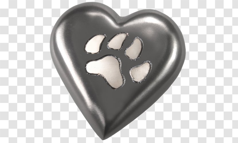 Urn Cremation Price Beagle Funeral Home - Silver - Black Paw Prints Transparent PNG