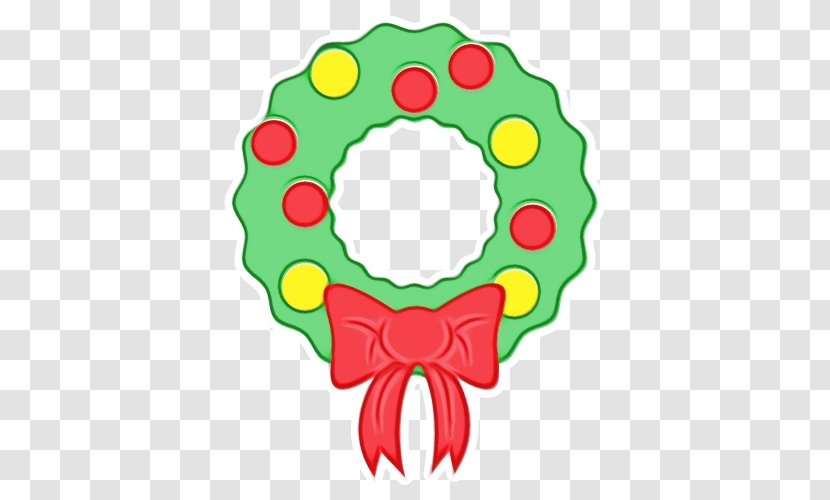Clip Art Christmas Wreath Day Image - Holiday - Vintage Transparent PNG