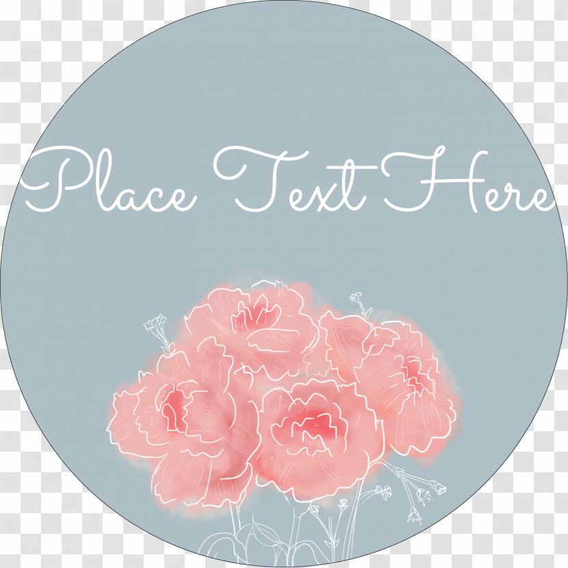 Flower Rosaceae Rose Floral Design Petal - Round Labels Transparent PNG