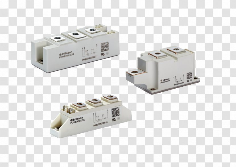 Electronic Component Diode Infineon Technologies Electricity Thyristor - Circuit - Modularity Transparent PNG