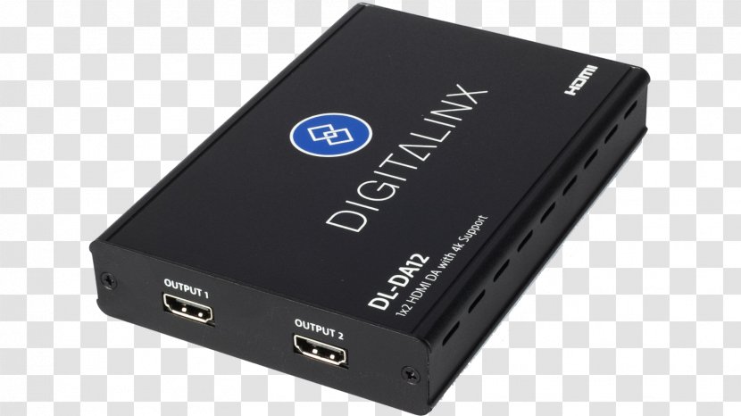 HDMI Distribution Amplifier VGA Connector Computer Port Video - Oblique Line Transparent PNG