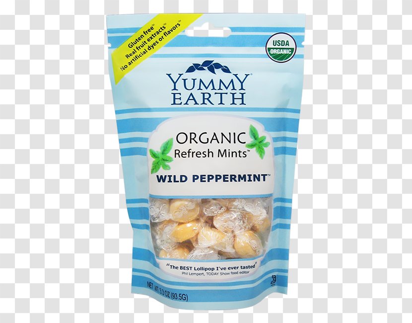 Yum Earth Organic Hard Candies Wild Peppermint Food Yummy Drops (6x3.3 Oz) - Default Title GlutenYummy Yucky Transparent PNG