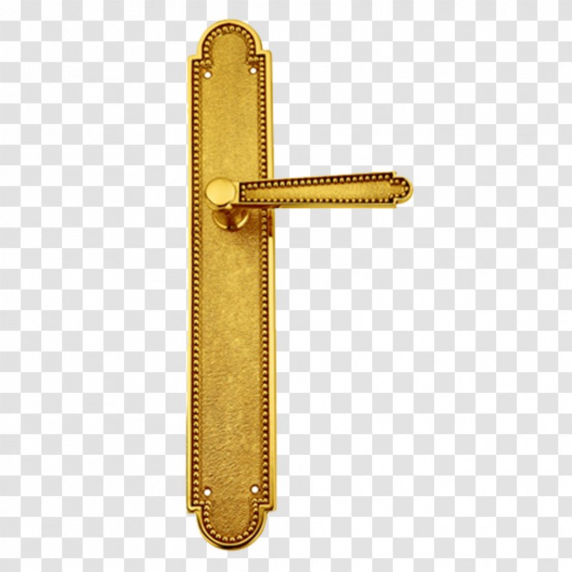 Door Handle Brass Lock - Security And Maintenance Transparent PNG