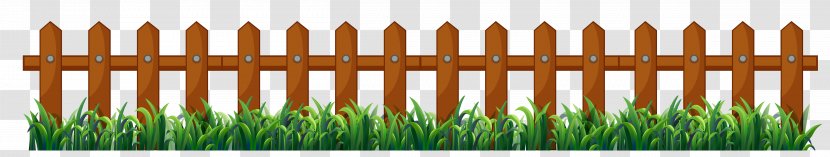 Cartoon Clip Art - Home Fencing - Vector Fence Transparent PNG