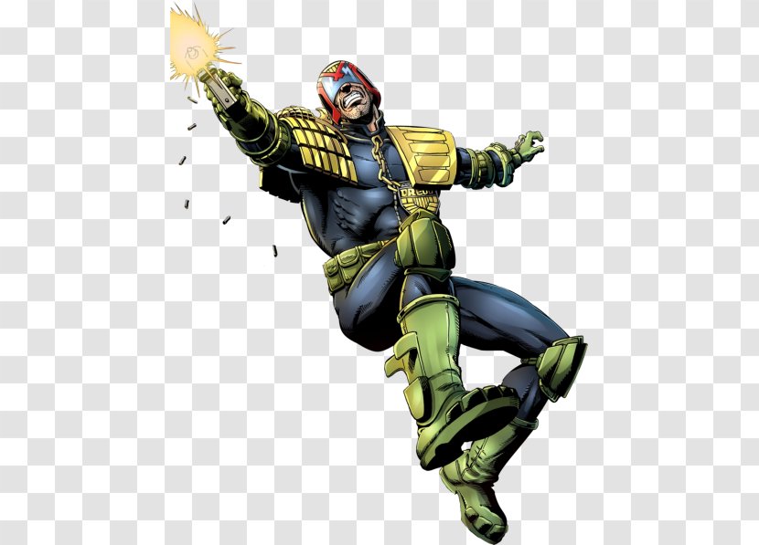Judge Dredd Superhero Comics - Fictional Character Transparent PNG