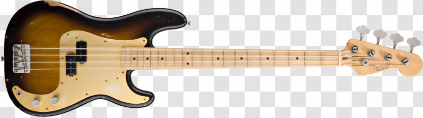 Fender Precision Bass Guitar Musical Instruments Corporation Fingerboard - Frame - Mahogany Color Transparent PNG