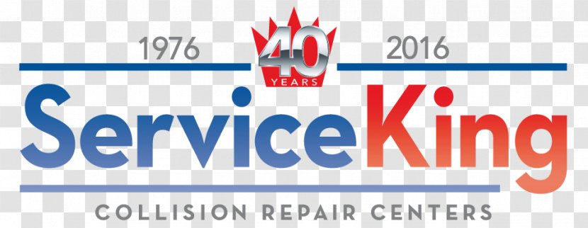 Richardson Dallas Service King Collision Repair Business Car - Blue - 40 Anniversary Transparent PNG