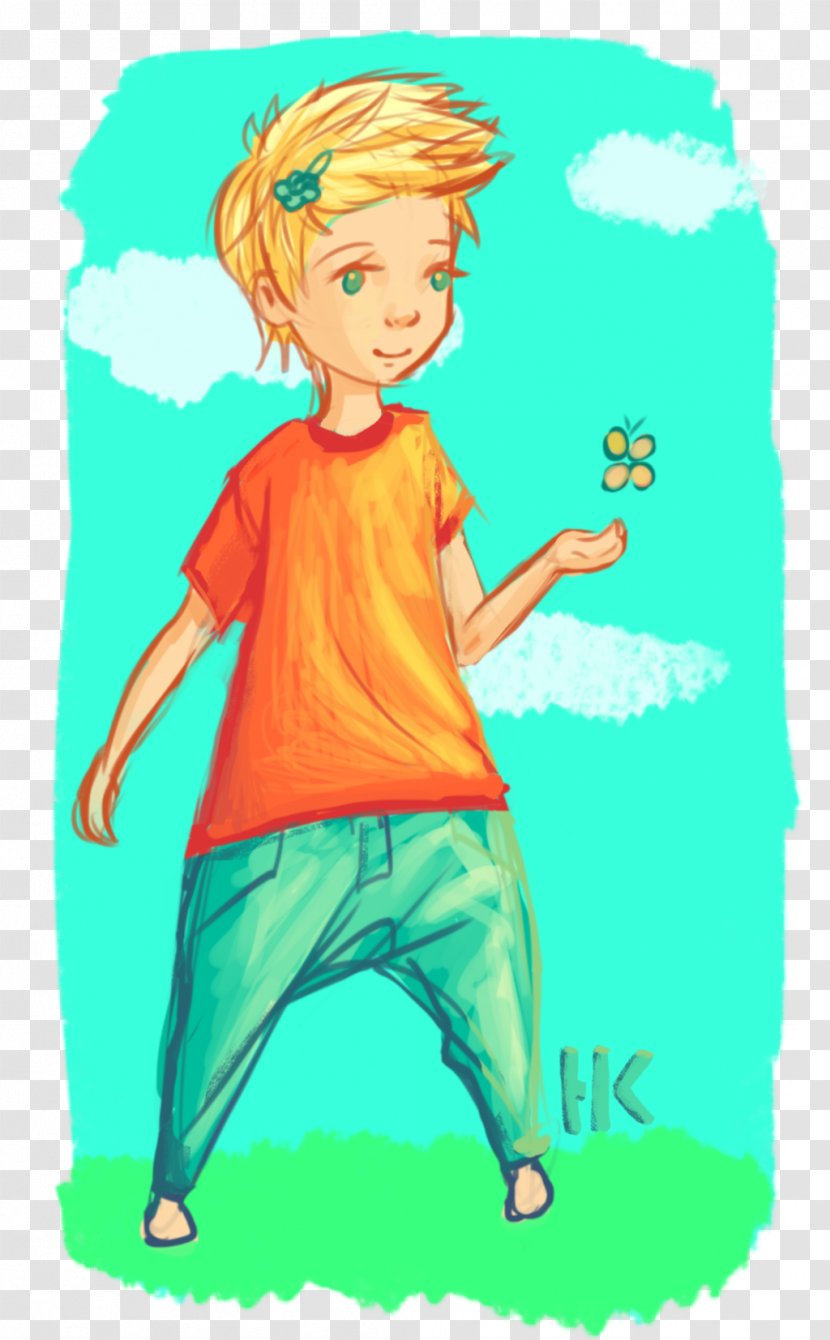 Boy Human Behavior Green Clip Art - Yellow - Late Summer Posters Transparent PNG