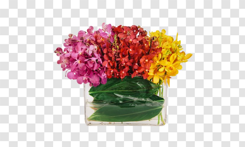 Floral Design Cut Flowers Flower Bouquet Flowerpot - Tropical Orchids Transparent PNG