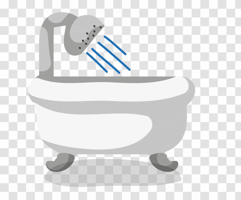 Designer Furniture - Toilet Seat - Vector Bathtub Transparent PNG