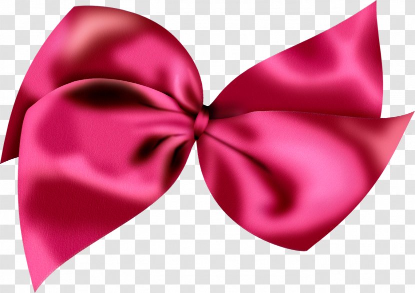 Ribbon Pink Textile - Lazo - Rosa Transparent PNG