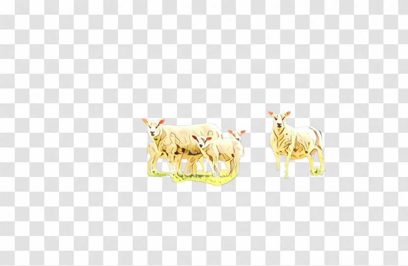 Cattle Yellow Animal Meter - Earrings - Fawn Transparent PNG