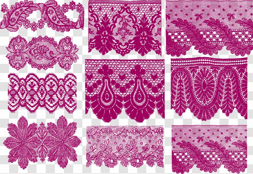 Lace Pattern - Purple - Palace Transparent PNG