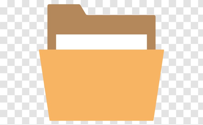 Rectangle Orange Paper - Document - File Hosting Service Transparent PNG