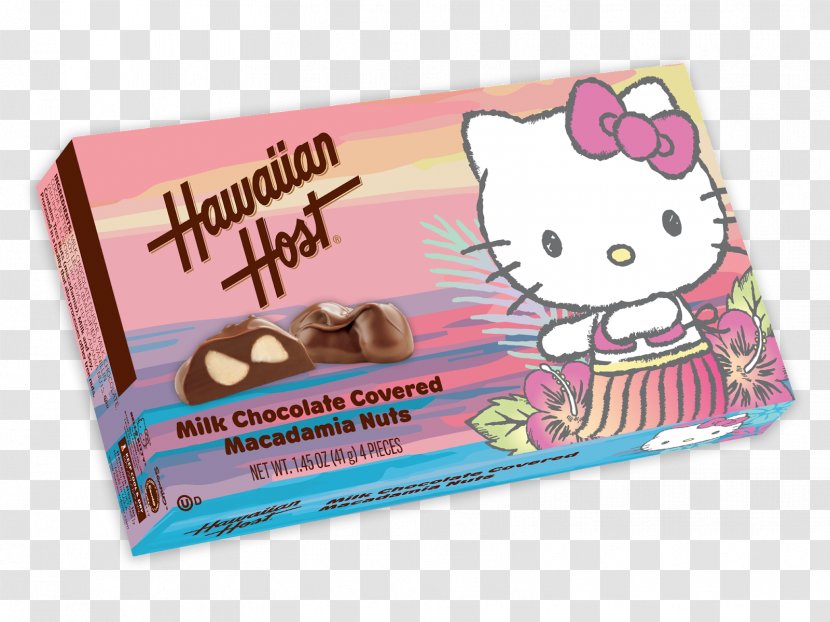 Hello Kitty Hawaii Chocolate Bar Box - Macadamia - Hula Transparent PNG