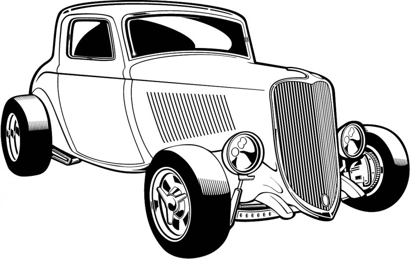 Classic Car Antique Auto Show Clip Art - Line - Love Cliparts Transparent PNG