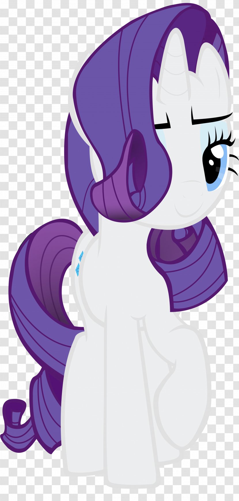 Pony Rarity Pinkie Pie Mane Horse - Silhouette Transparent PNG