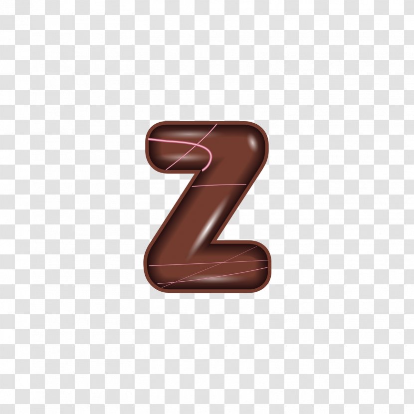 Z Letter Chocolate - Alphabet - The Transparent PNG