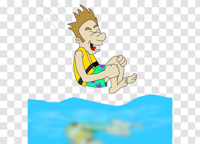 Round Shot Swimming Pool Cartoon Clip Art - Male Transparent PNG