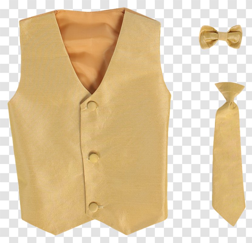 Gilets Waistcoat Necktie Bow Tie Boy - Clipon - Men Vest Transparent PNG