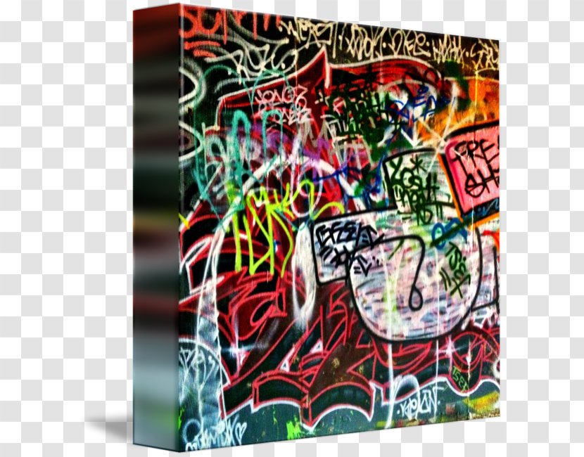 Graffiti Gallery Wrap Art Canvas Transparent PNG