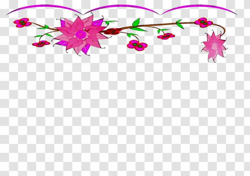 Floral Design Leaf Font Pink M - Jewellery Transparent PNG