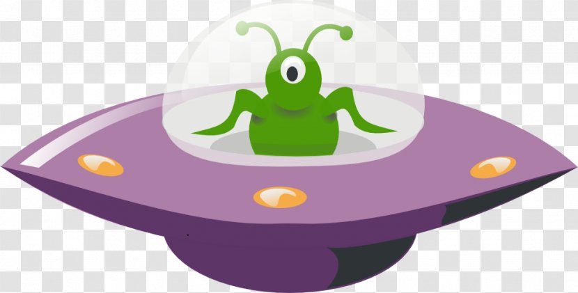 Alien Unidentified Flying Object Extraterrestrial Life Cartoon Clip Art - Clothes Line Transparent PNG
