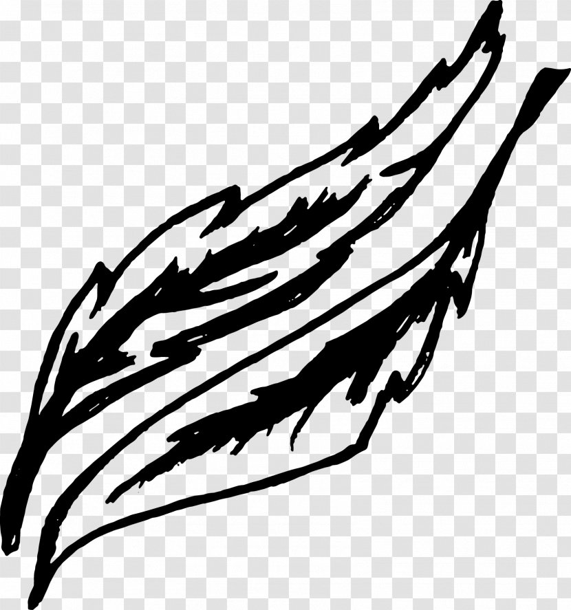 Bird Black And White Monochrome Photography - Tribal Arrow Transparent PNG