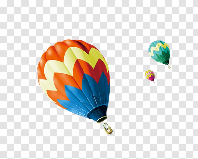 Hot Air Balloon Aerostat Computer File - Rainbow - Three Decorative Patterns Transparent PNG