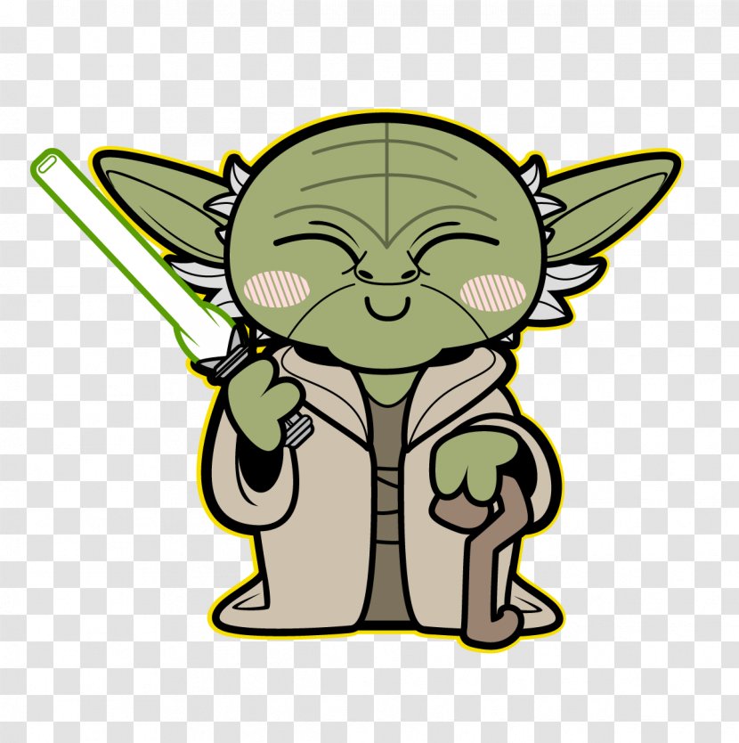 Yoda Han Solo Obi-Wan Kenobi Anakin Skywalker Count Dooku - Vertebrate - Star Wars Transparent PNG
