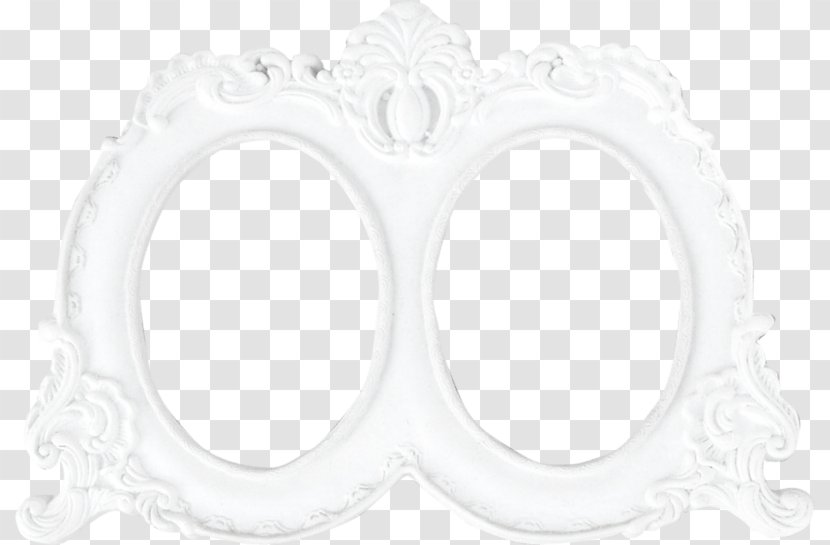 White Black Pattern - Mirror Transparent PNG