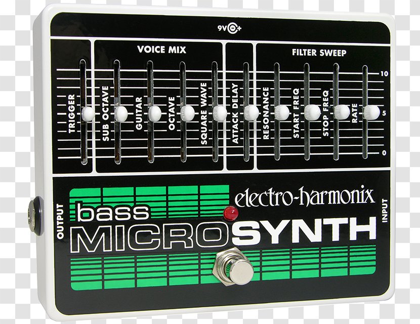 Electro-Harmonix Micro Synth Sound Synthesizers Effects Processors & Pedals Bass Guitar - Flower Transparent PNG