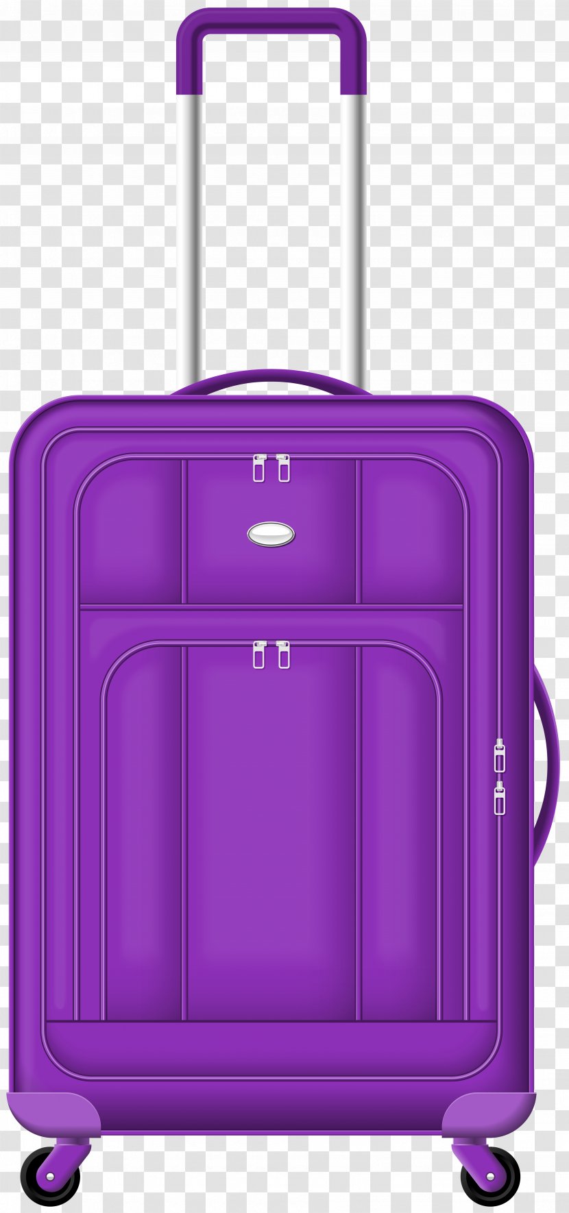 Hand Luggage Baggage Clip Art - Pink - Bag Transparent PNG