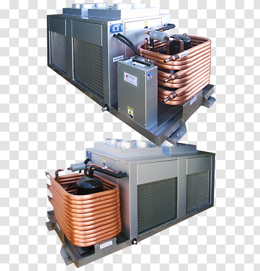Water Chiller Air Conditioning Condenser British Thermal Unit Evaporator - Mail Transparent PNG