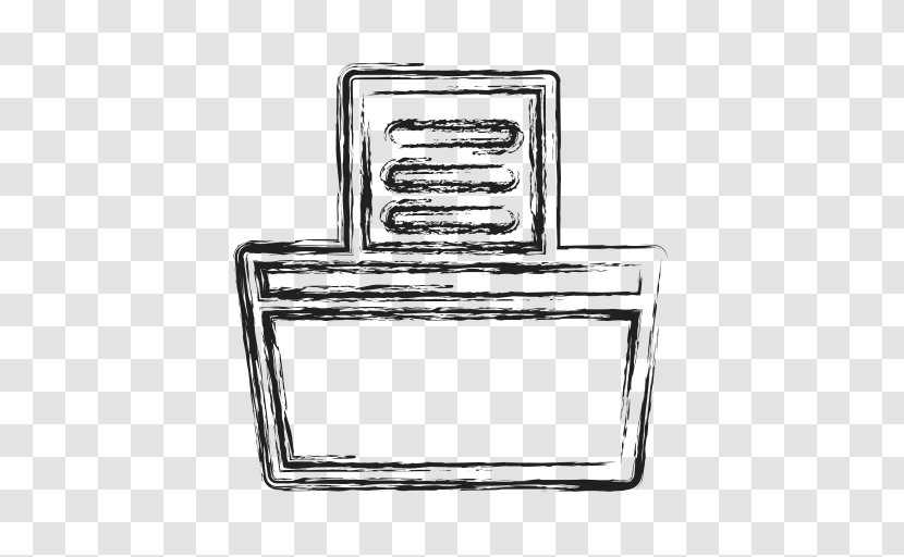 Furniture Rectangle Black And White Transparent PNG