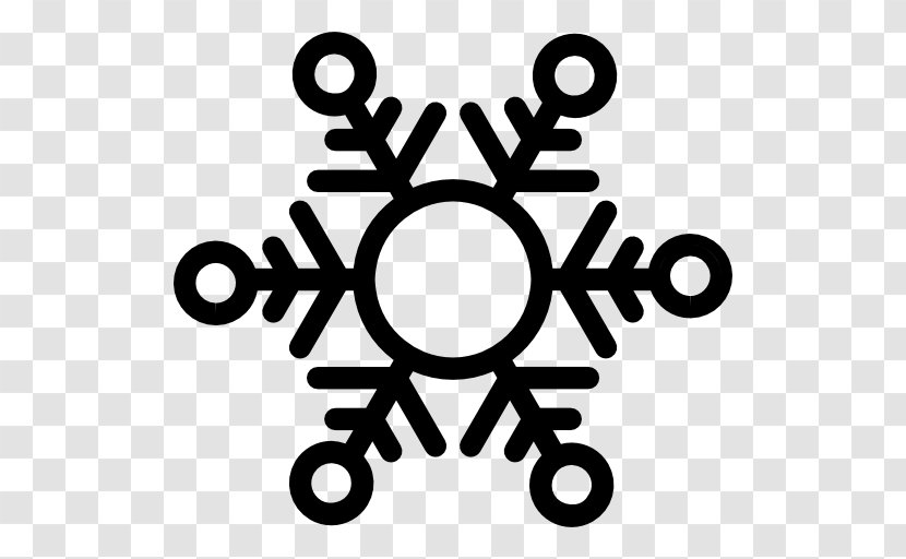 Snowflake Shape Line - Symbol Transparent PNG