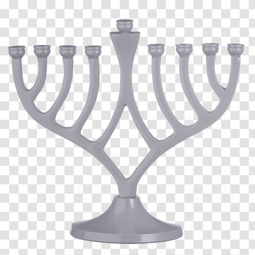 Menorah Temple In Jerusalem Hanukkah Jewish Holiday Ceremonial Art - Candle Holder Transparent PNG