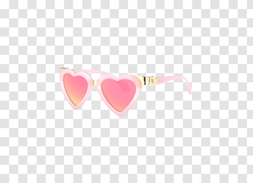 Sunglasses Product Design Goggles - Heart Transparent PNG